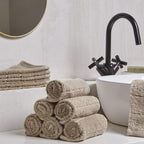 Σετ 10τμχ Πετσέτες Cannon Cotton Fresh 30X50 Sand